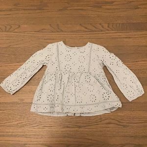 Zara Eyelet Top